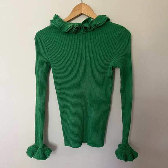 Neiman Marcus Trophy Room Ruffle Sweater - Size S/M - VINTAGE & RARE - Picture 6 of 7